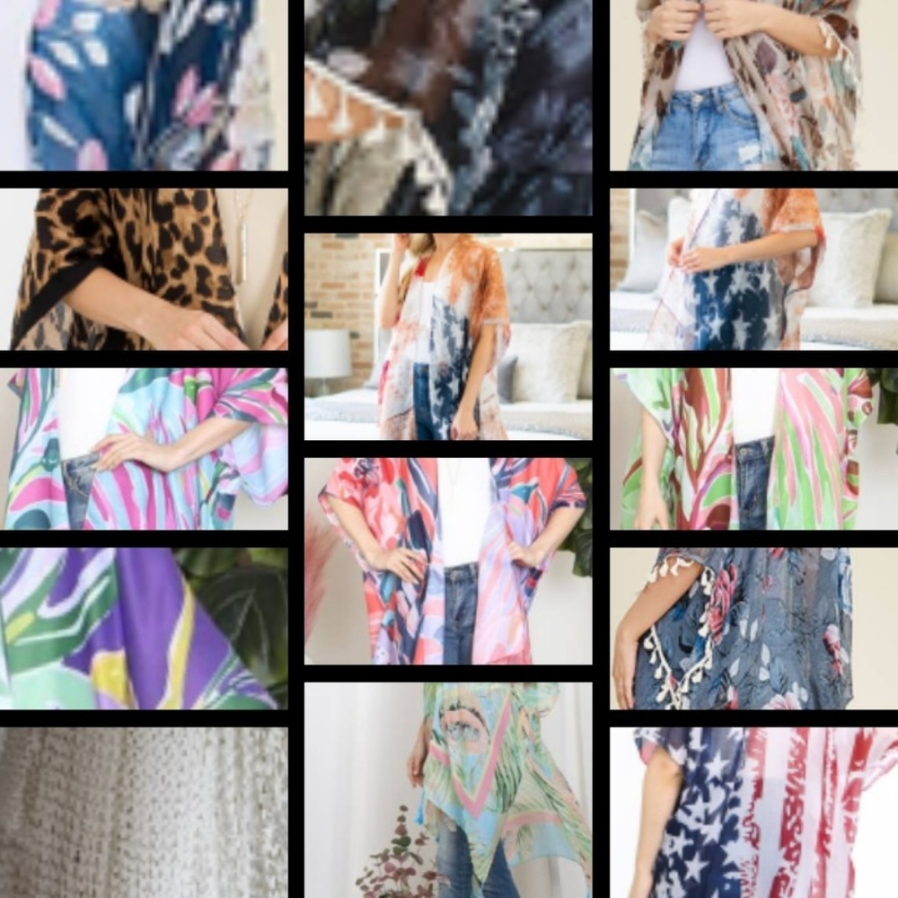 Kimono Boho Tassel White/Brown/Tuquoise Free Earrings! New! - Picture 6 of 7